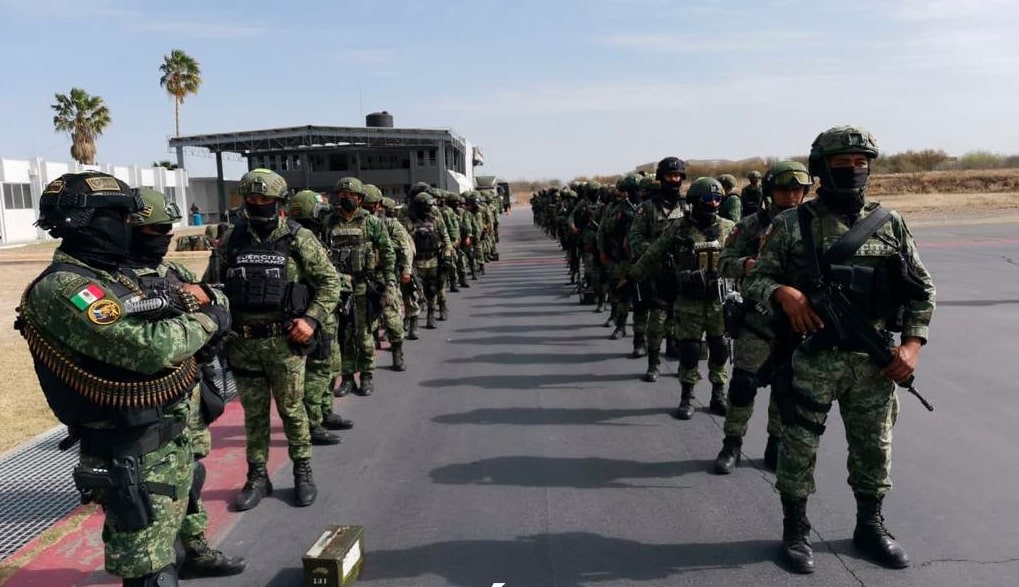 SEDENA envía 250 elementos de Fuerzas Especiales a Nuevo Laredo tras