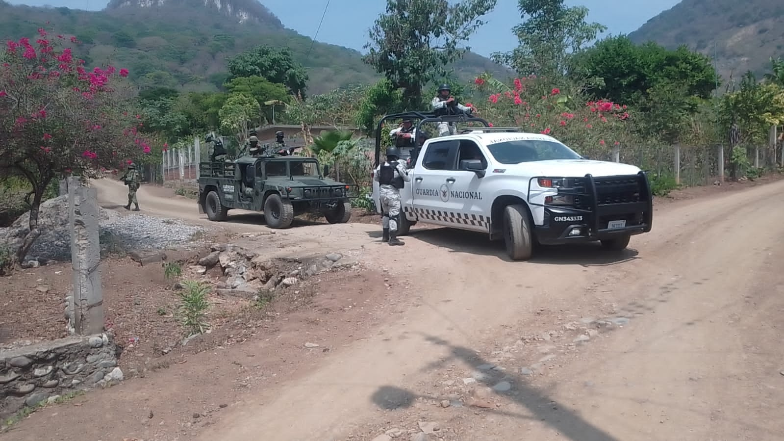 Sedena Guardia Nacional y Policías Estatal y Municipal mantienen