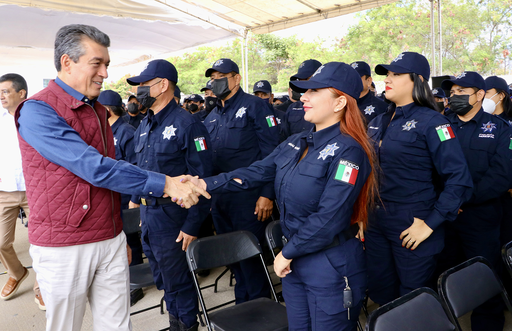 Entrega Rutilio Escand N Patrullas Motopatrullas Y Equipamiento A