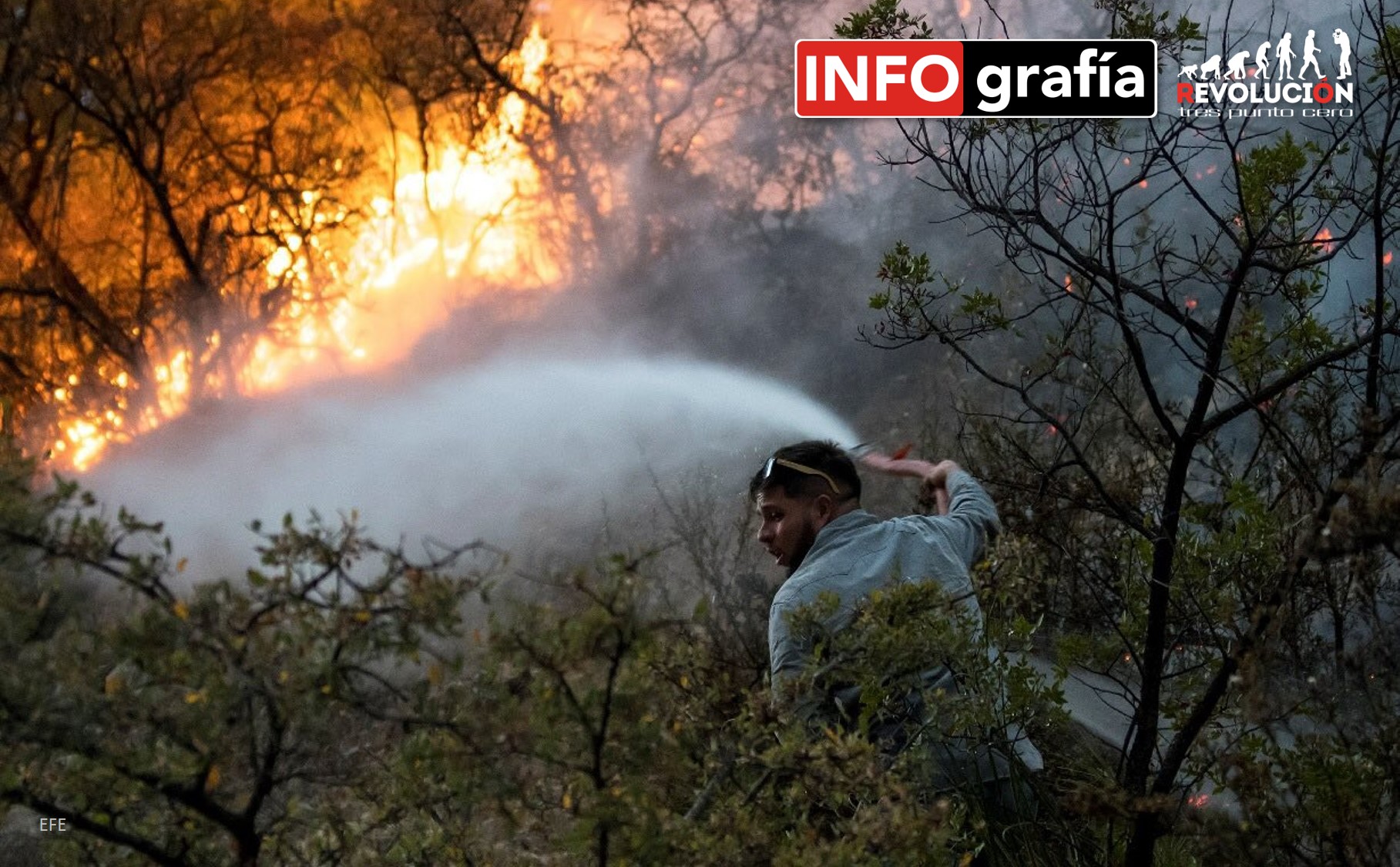 Así Se Trabaja En Los Incendios Forestales Que Se Registran En México Infografía 3776