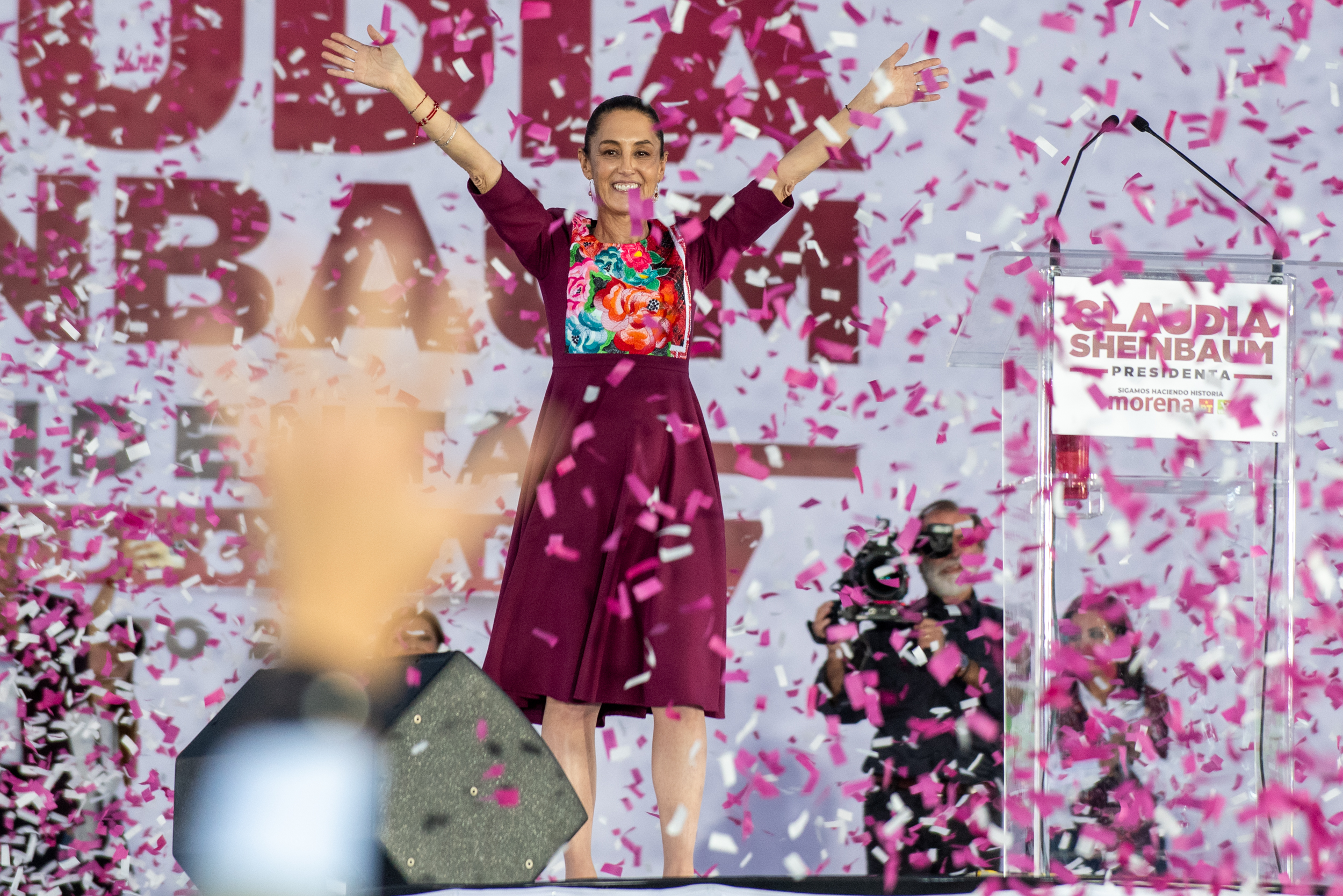Claudia Sheinbaum Pardo, candidata presidencial de Morena. Fuente: Especial