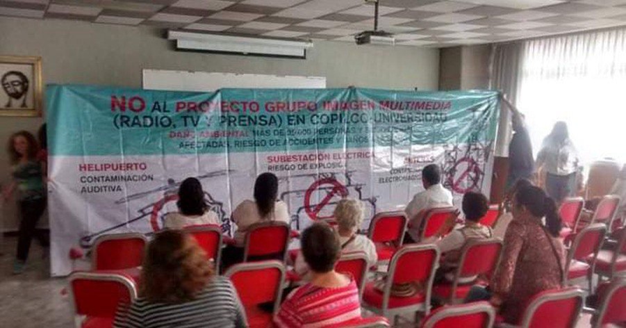 Asamblea por parte de los habitantes de Coyoacán, 2016. Fuente: Cortesía