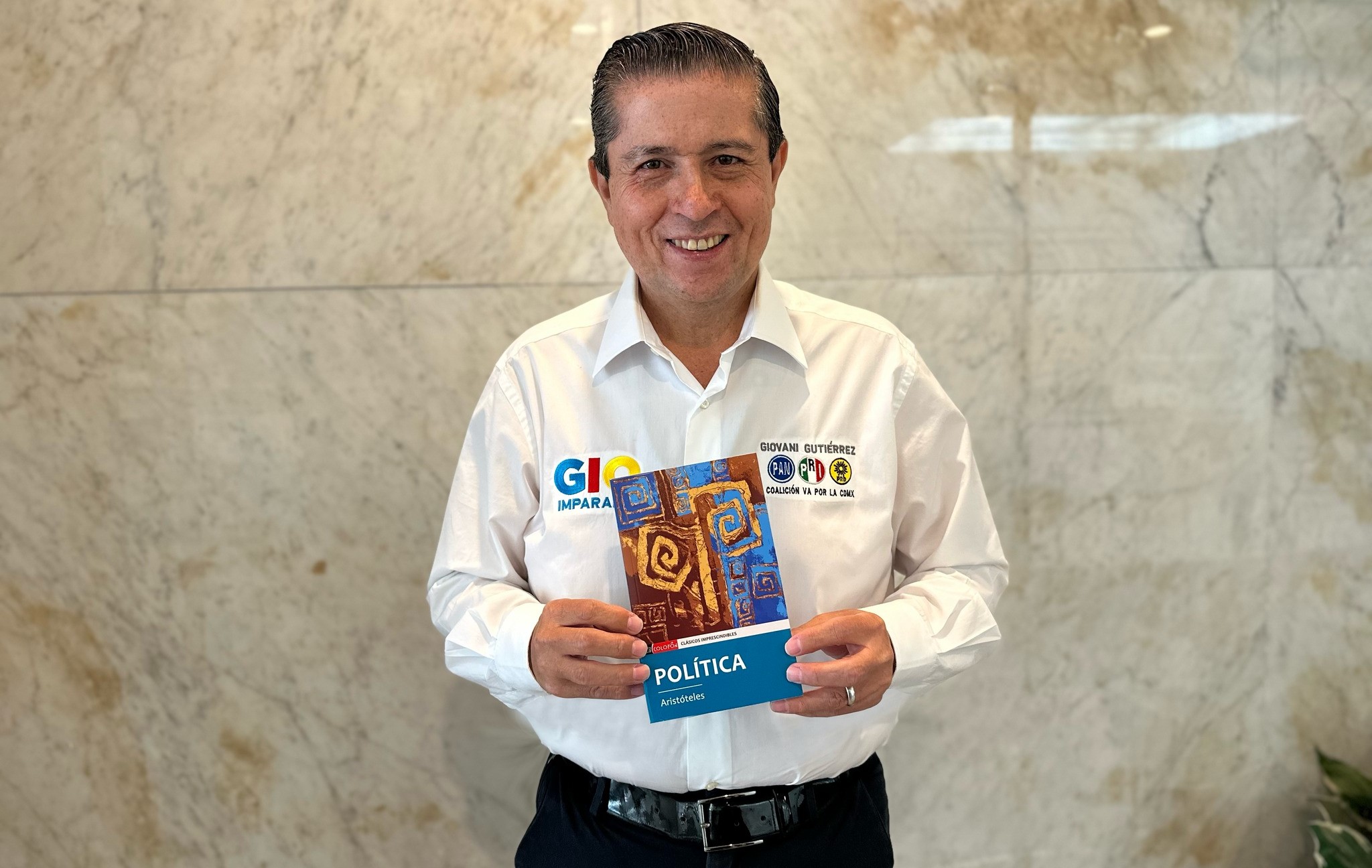 El panista Giovani Gutiérrez, busca la reelección como alcalde de Coyoacán. Fuente: Cortesía