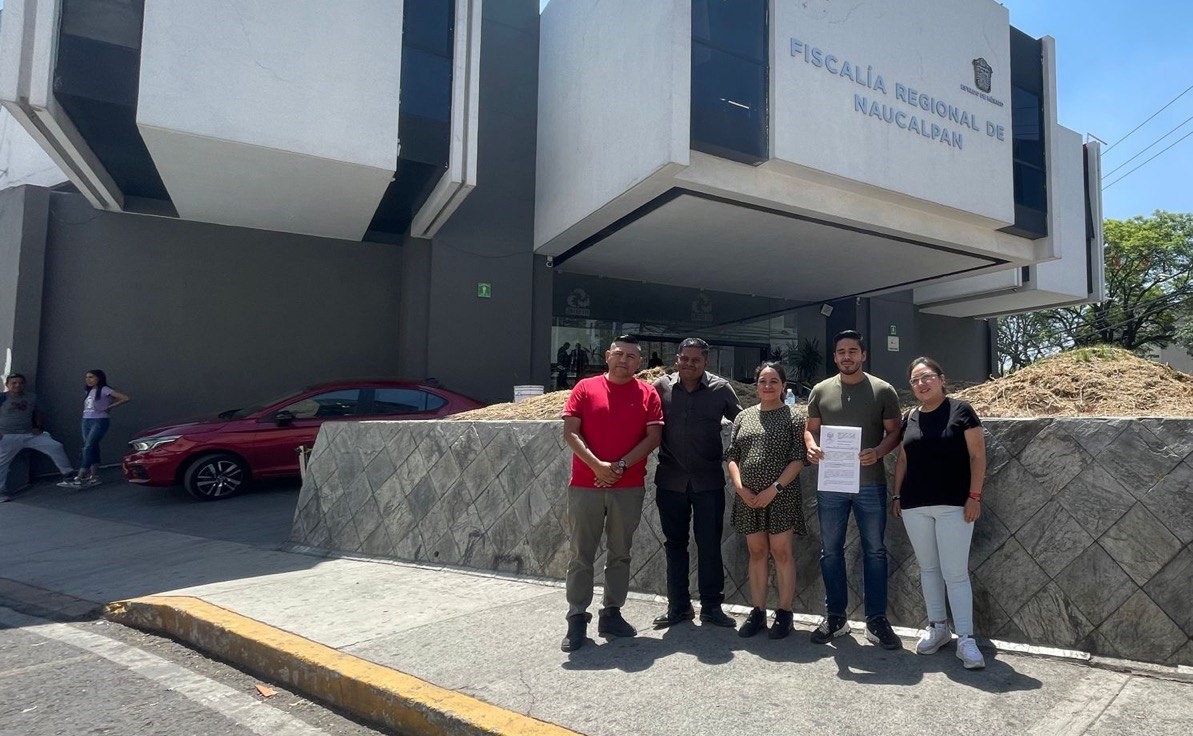 El síndico Omar Melgoza Rodríguez y regidores de Naucalpan. Fuente: Especial
