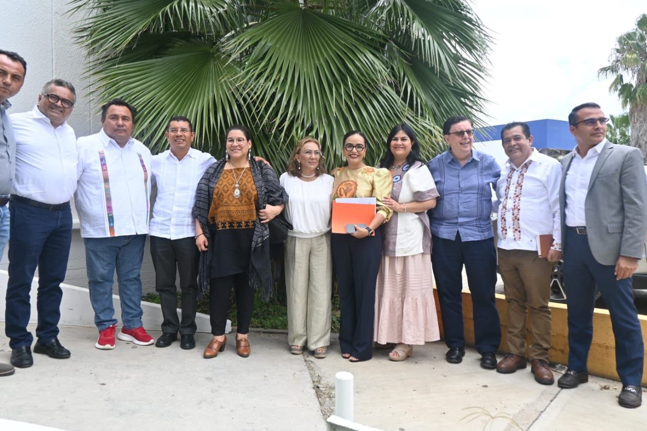 La ministra Lenia Batres Guadarrama en Oaxaca. Fuente: Cortesía