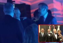 Lorenzo Córdova aparece en cena de gala con embajador de EE.UU. y líderes del PAN