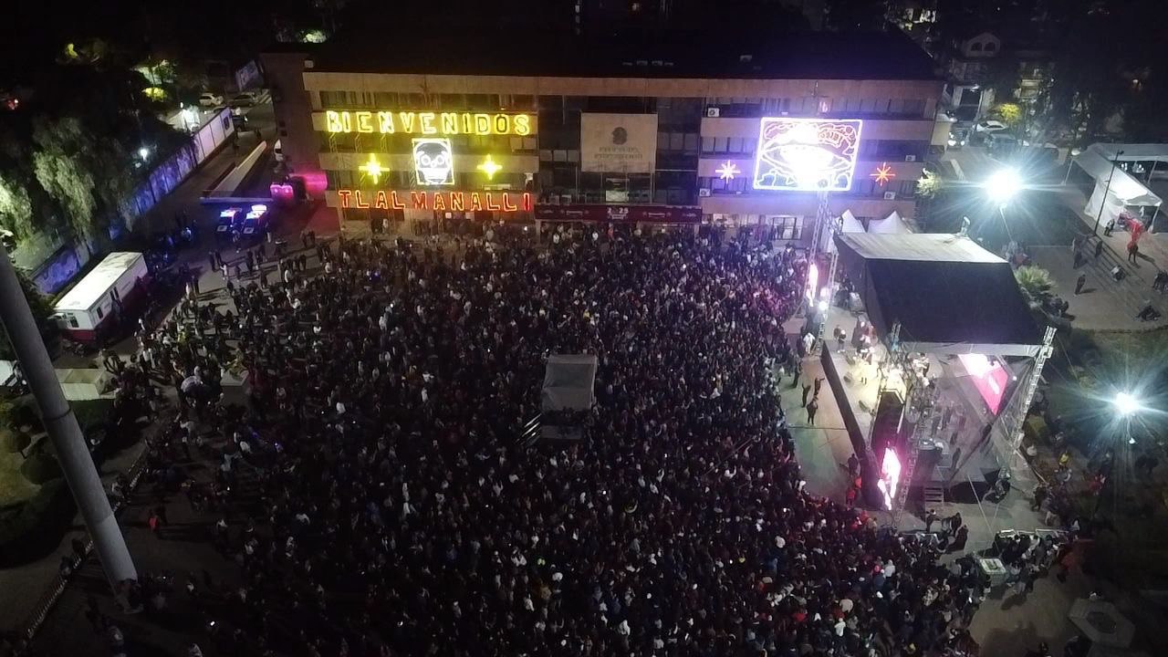 El exitoso festival del Día de Muertos en Azcapotzalco. Foto: Cortesía