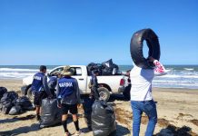 Recolectan más de una tonelada de residuos en playa Barra de Túpilco en Tabasco