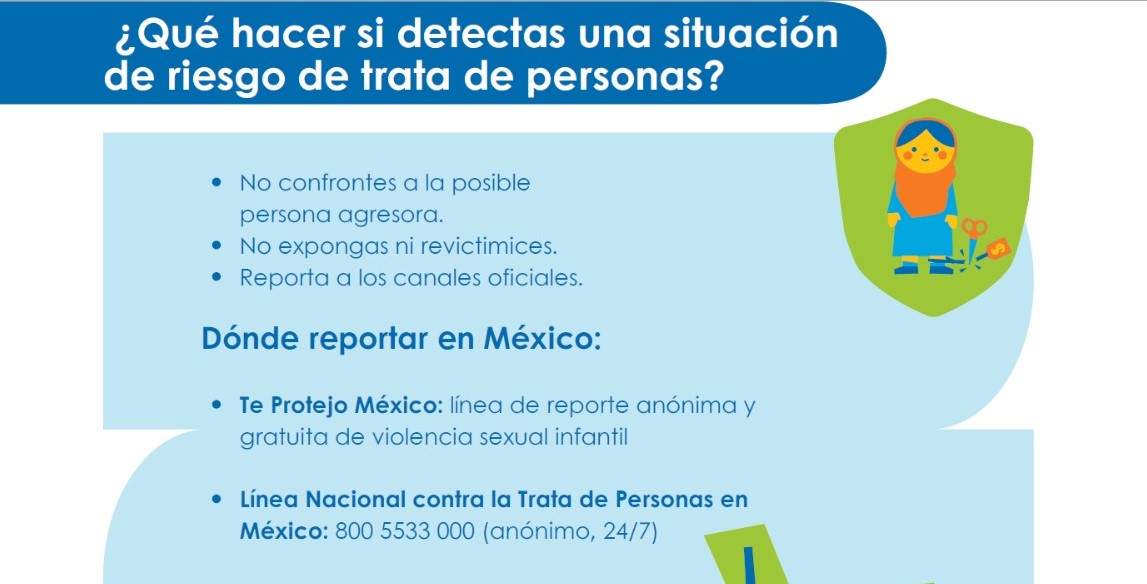 ¿Qué hacer si detectas una situación de riesgo de trata de personas? - Fundación PAS