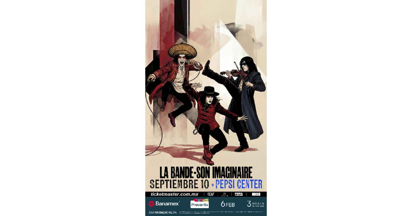Bande Son-Imaginaire en Pepsi Center