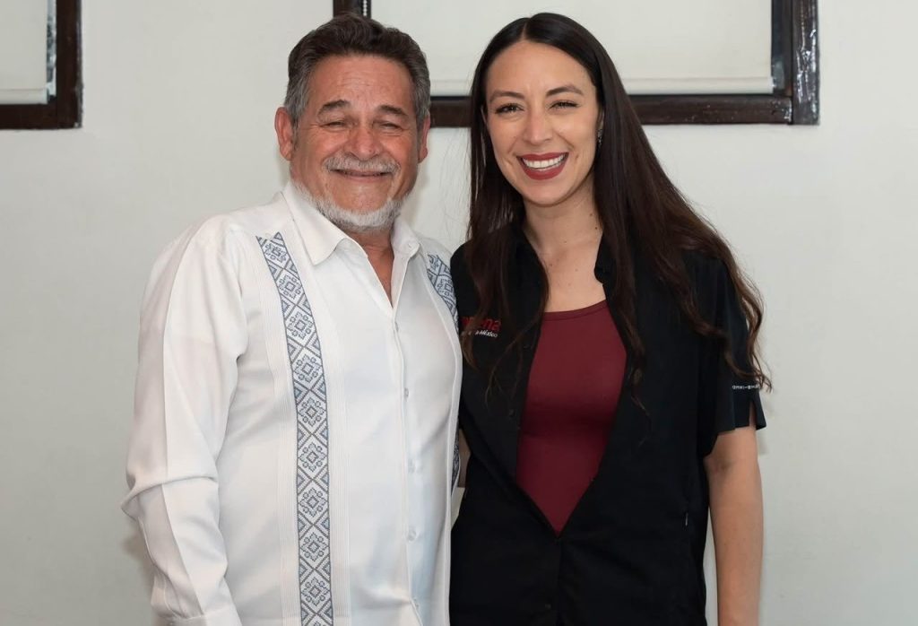 Los morenistas Julieta Ramírez Padilla y Catalino Zavala. Foto Cortesía