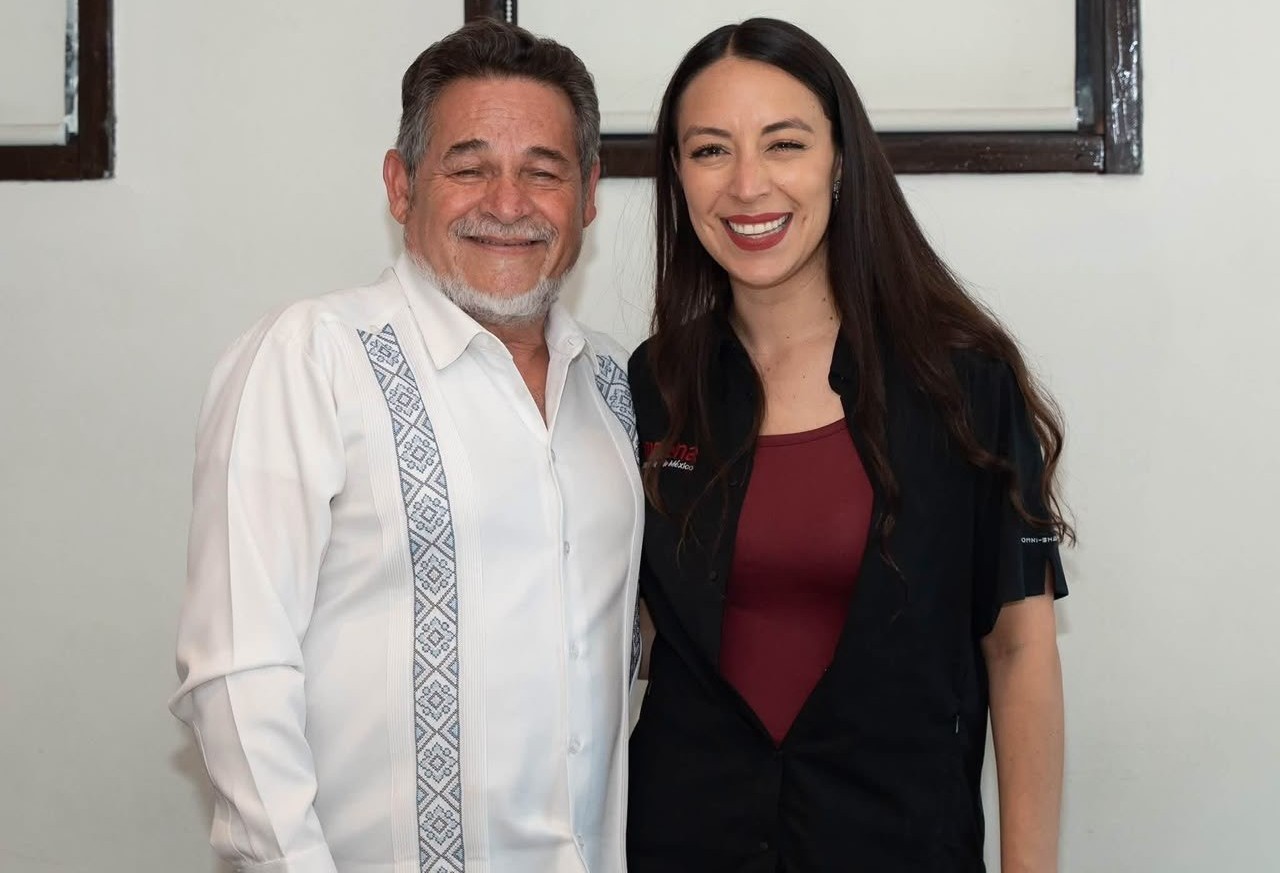 Los morenistas Julieta Ramírez Padilla y Catalino Zavala. Foto Cortesía