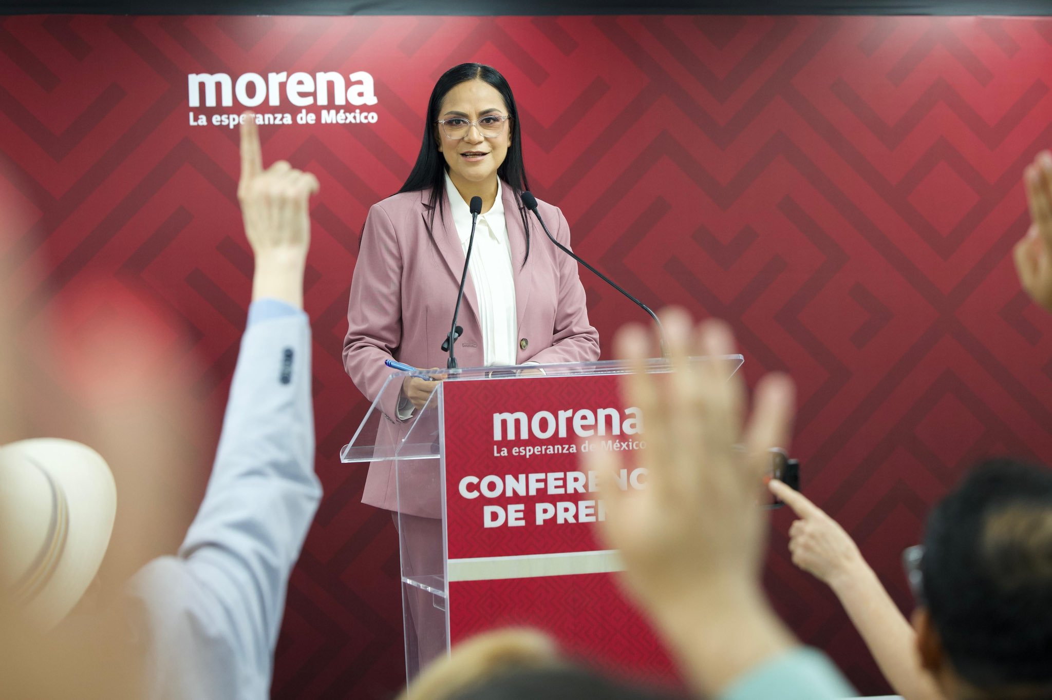 Ariadna Montiel Reyes, lideresa de Morena. Foto Twitter