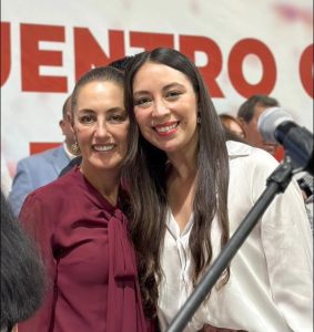 La presidenta Claudia Sheinbaum y la senadora Julieta Ramírez Padilla. Foto Cortesía