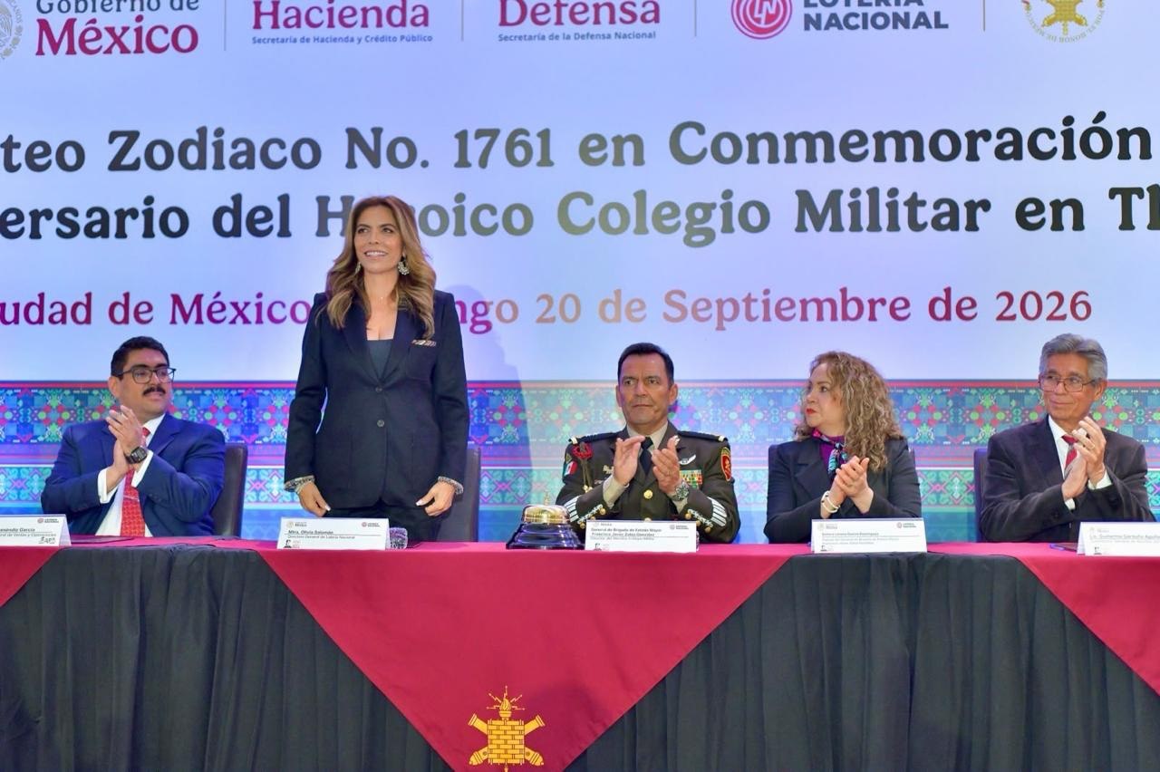 Olivia Salomón Vibaldo, titular de Lotería Nacional. Foto Cortesía